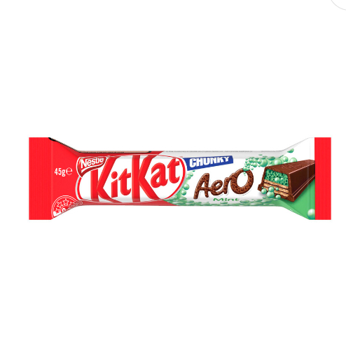 

KitKat Chunky Aero Mint Milk Chocolate Bar | 45g Australia