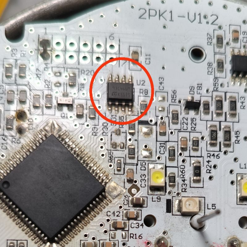 IC eeprom Speedometer R15V2.