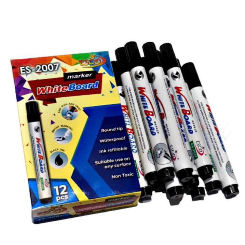 

Spidol papan tulis hitam/Spidol Esco ES-2007