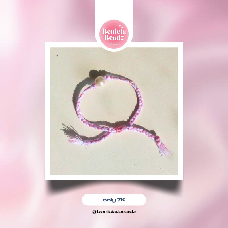 SHAFIA BRACELET/ Gelang rajut/ gelang benang