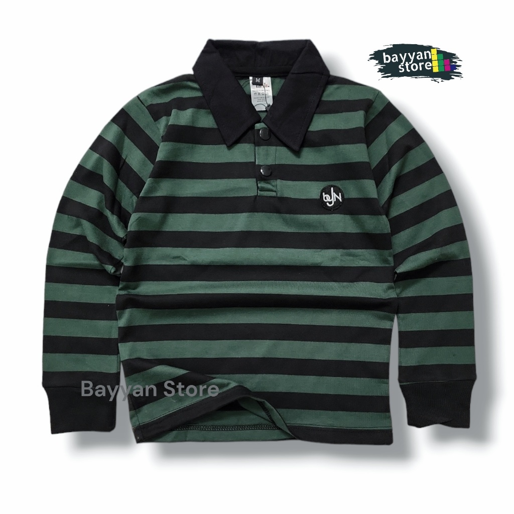 Bayyan Kaos Distro Anak Lengan Panjang Umur 1 - 12 Tahun Salur
