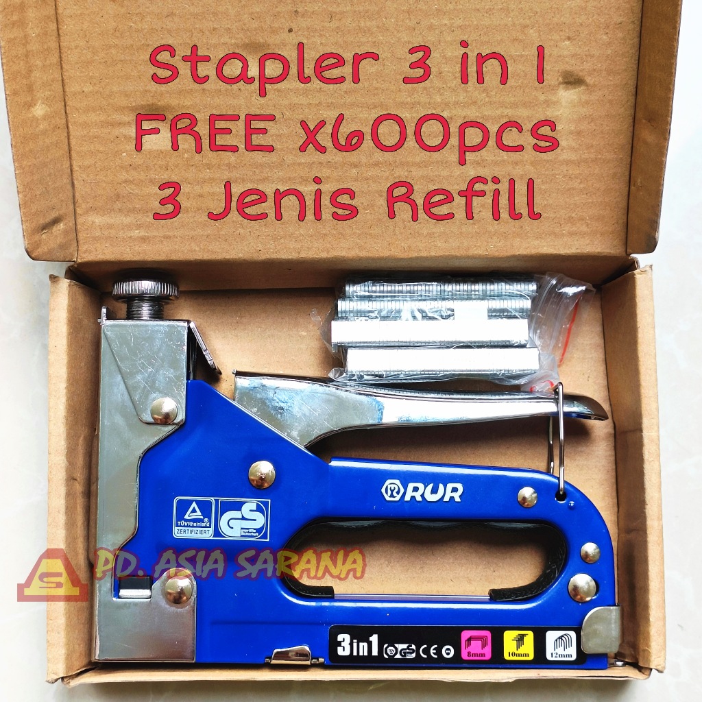 

Staple Gun Tembak 3 in 1 Way Stapler Jok Hekter Staples Steples R2010