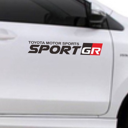 sticker mobil toyota stiker mobil toyota sticker mobil stiker GR SPORT