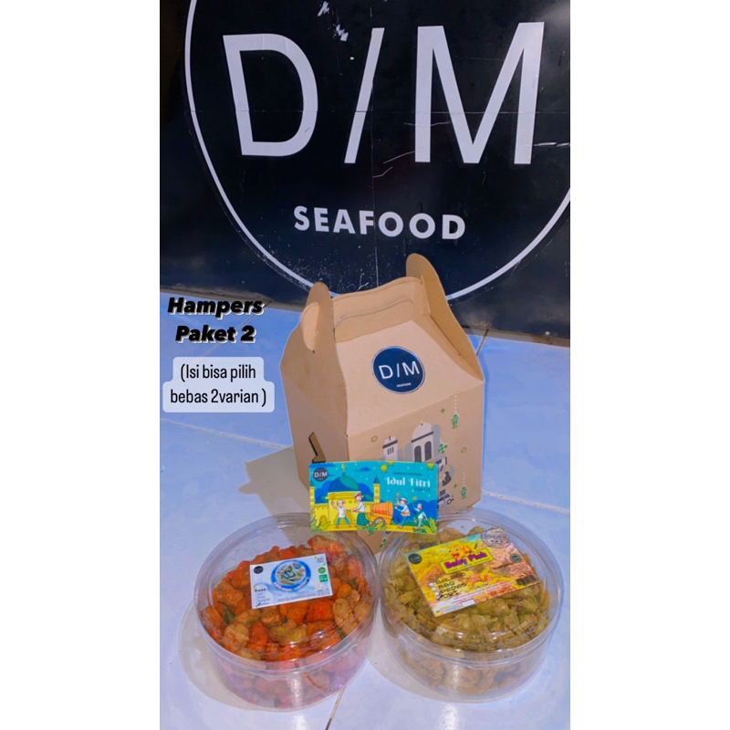 

Paket Hampers Box lebaran isi 2toples bebas request isi free kartu ucapan