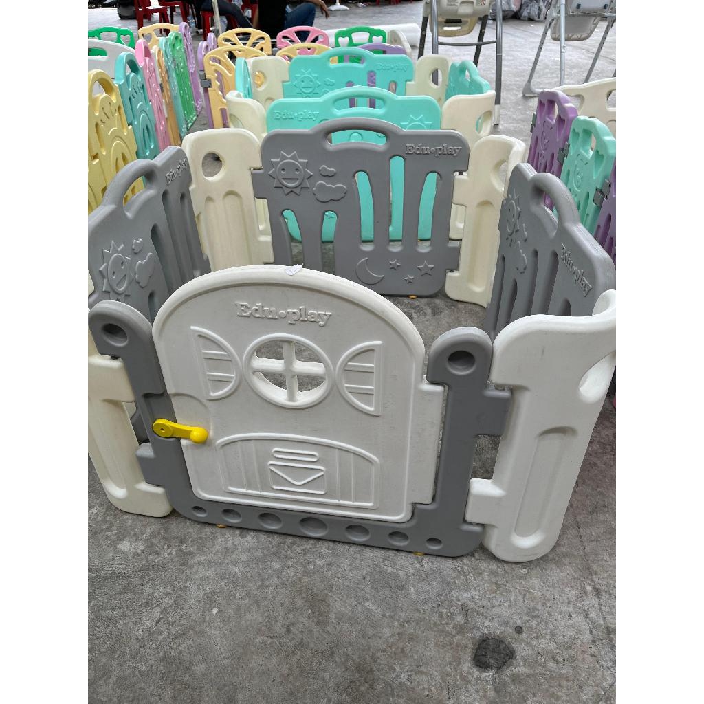 PRELOVED Jabodetabek Only- EduPlay Good Baby Room Park Playpen Fence – Grey