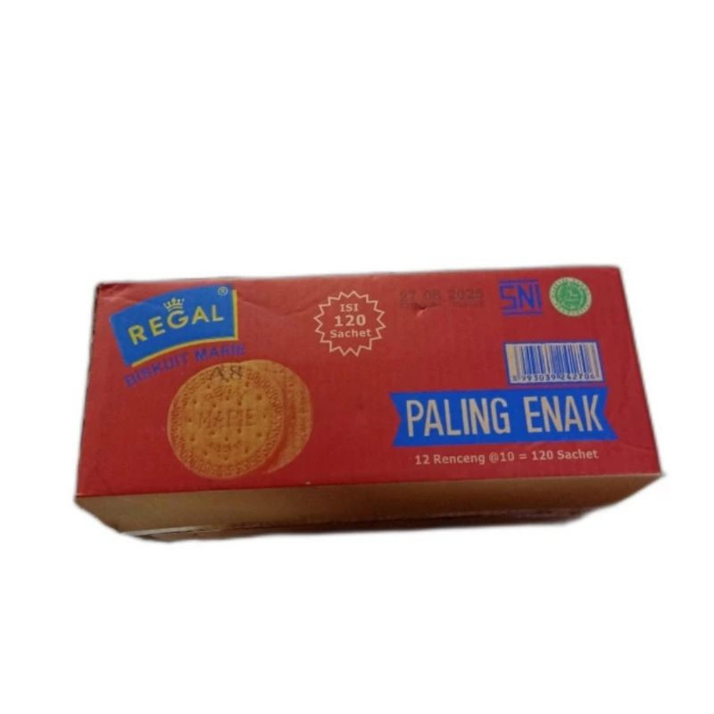 

Biscuit Regal Renceng 18gr x 12renceng @10=120 Sachet