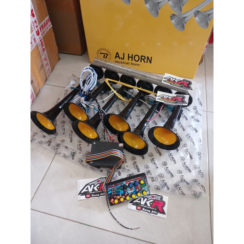 Klakson basuri AJ HORN fulset pakai modul alzifa v4..