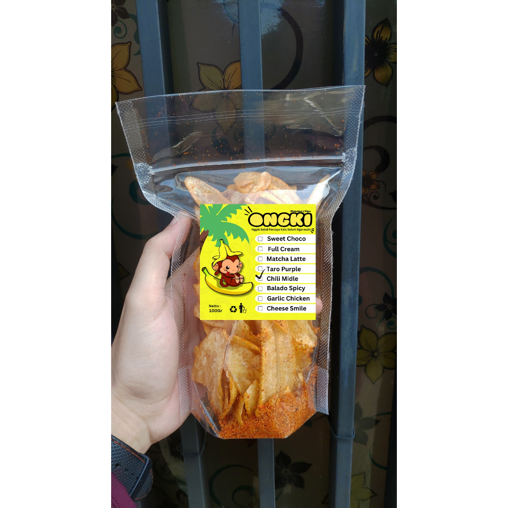 

KERIPIK PISANG PEDAS 100GR