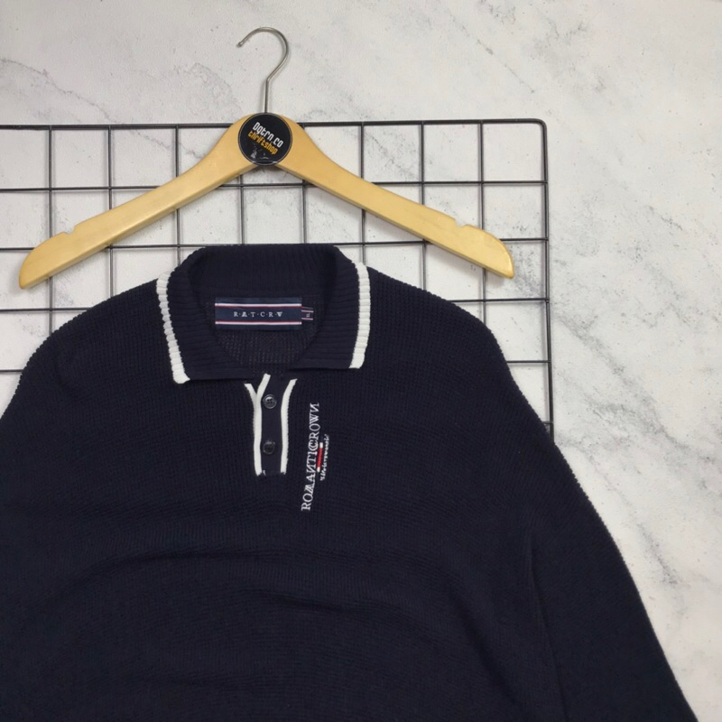 polo shirt romantic crown knitted size xl