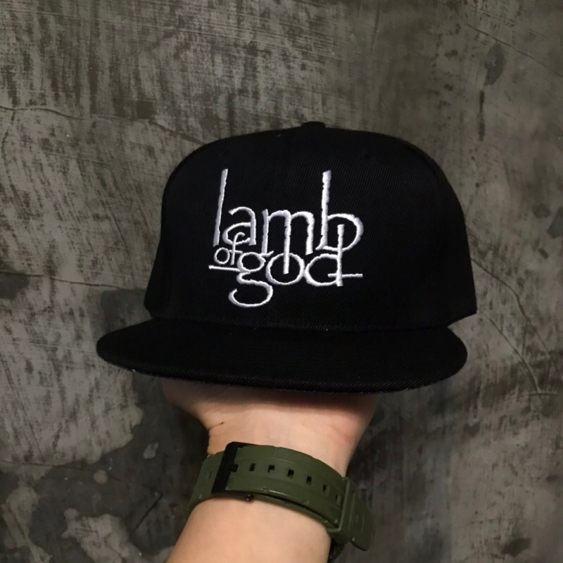 Topi Snapback Cap Band LAMB OF GOD ‘Skeletal Eagle’