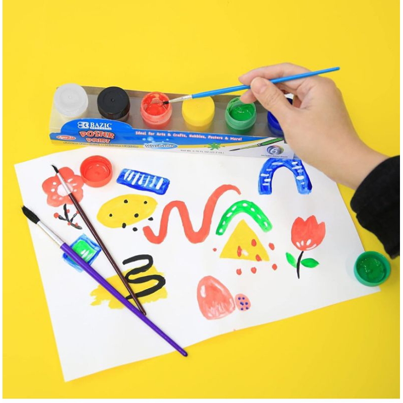 

Bazic - Cat Poster 6 warna + kuas