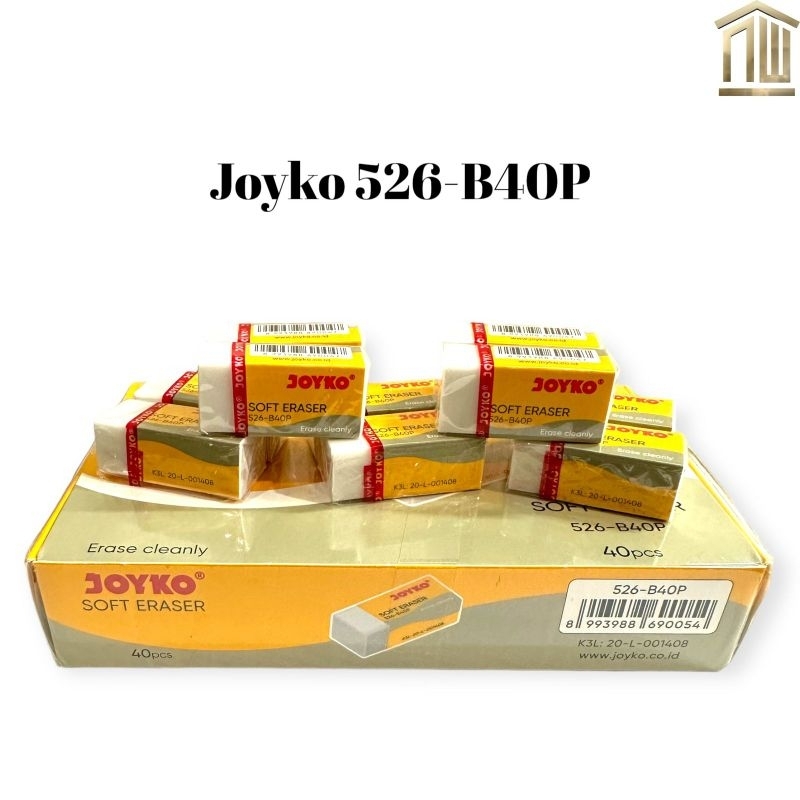 

Penghapus Joyko Kecil 526 B40BL & 526 B40P (Pak 40 Pcs)