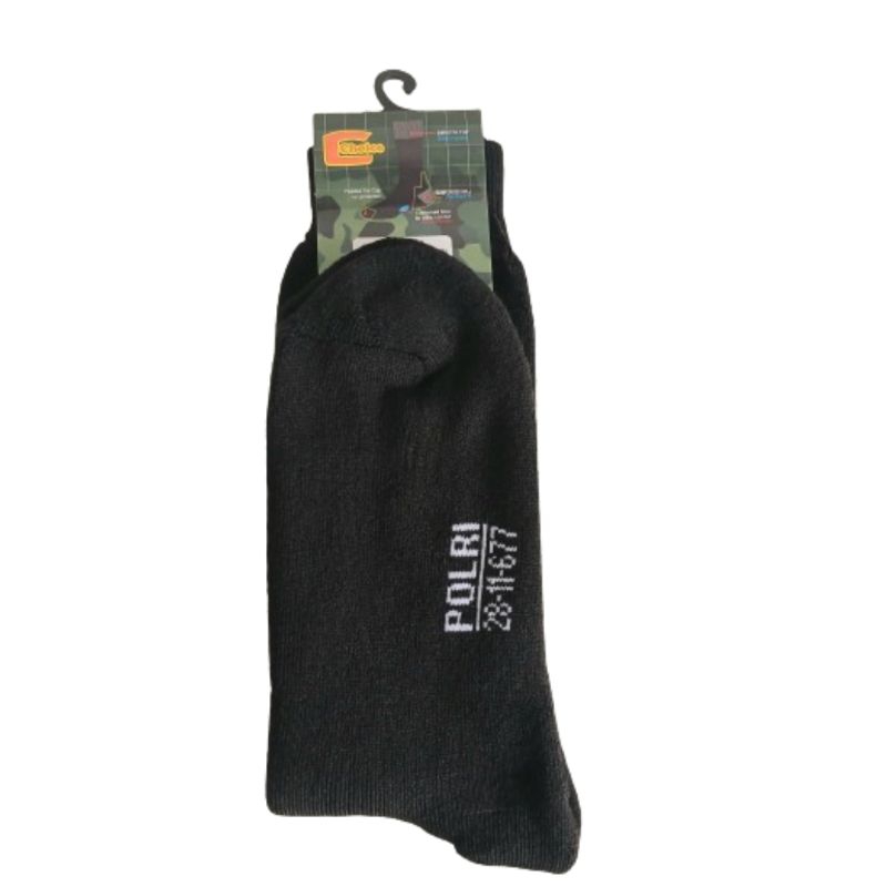 Kaos Kaki PDL TNI POLRI Hitam Tebal Kaos Kaki Jatah Pendidikan Polri TNI TEBAL Panjang PDL Polri Asl