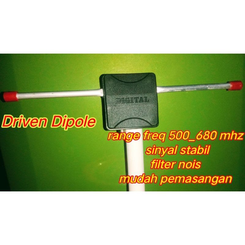 DRIVEN ANTENA TV DIGITAL DRIVEN ANTENA TV DIPOLE  PEKA SINYAL