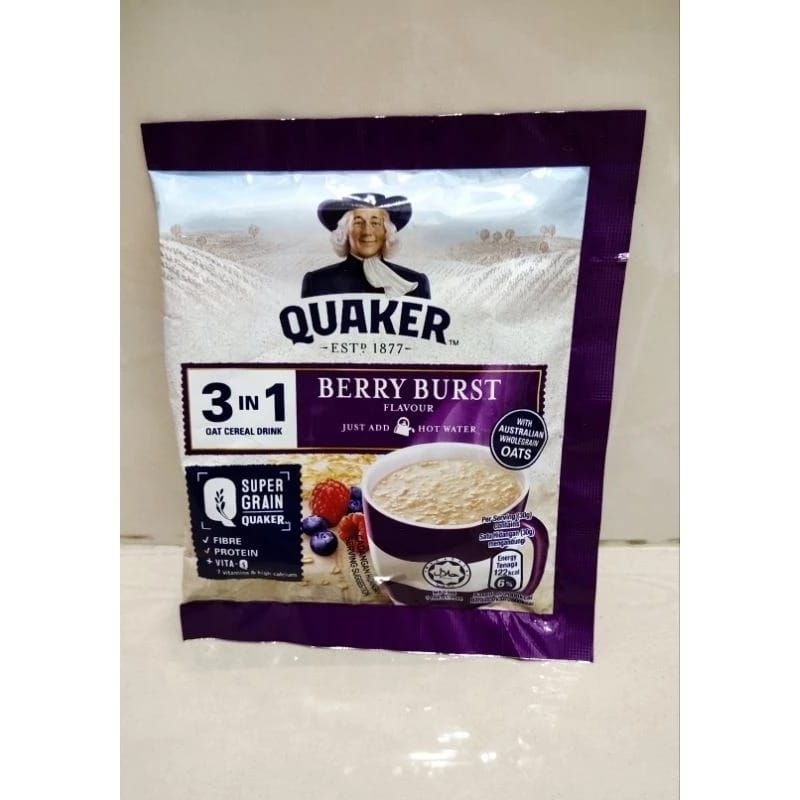 

Quaker Berry burst sachet