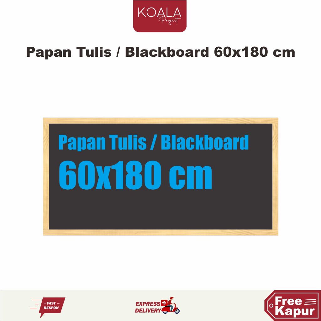 

PAPAN TULIS CAFE BLACKBOARD 80X160 CM - KOALA PROJECT