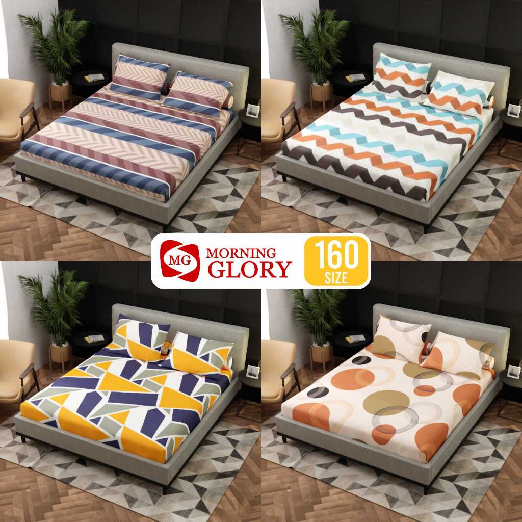 Morning Glory - Sprei Set Disperse Queen Ukuran 160X200 T30 B4