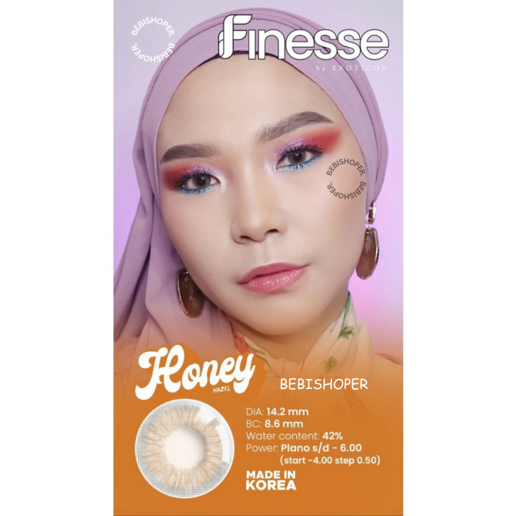 COD Softlens FINESSE 14.2MM Softlens Minus , Softlens Normal , Softlens Blue Minus , Softlens Natura
