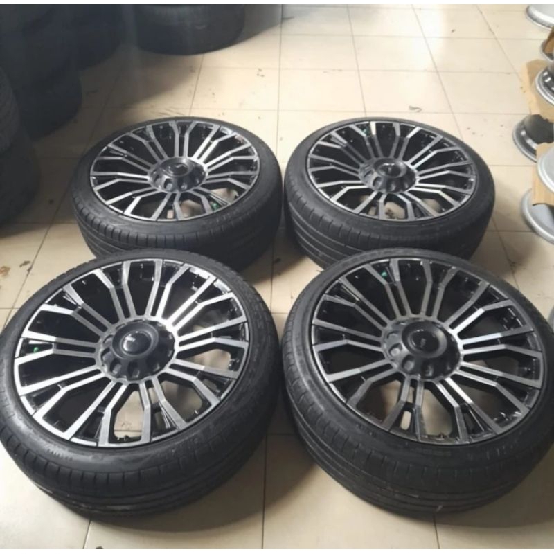Velg Mobil Bekas HSR MYTH02 Ring 20x8,5 Pcd 5x114/127 ET35 + Ban 245 40 20 Accelera