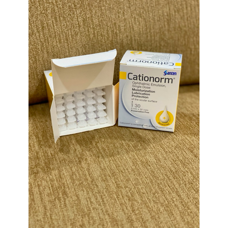 Cationorm Emulsion Eye Drop Single Dose, 0.4Ml EXP 2026+