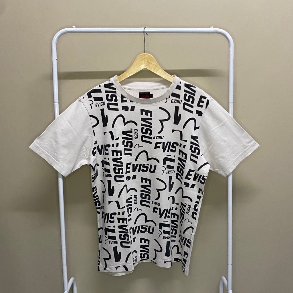 Evisu Japan 2x Pakai 100% Original Baju Kaos Polo Langka Pria