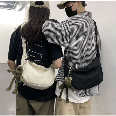 Tas Selempang Bahu Pria COWO Wanita Keren SIKLE CANVAS BAG TAS SELEMPANG KANVAS SLING BAG CANVAS TAS