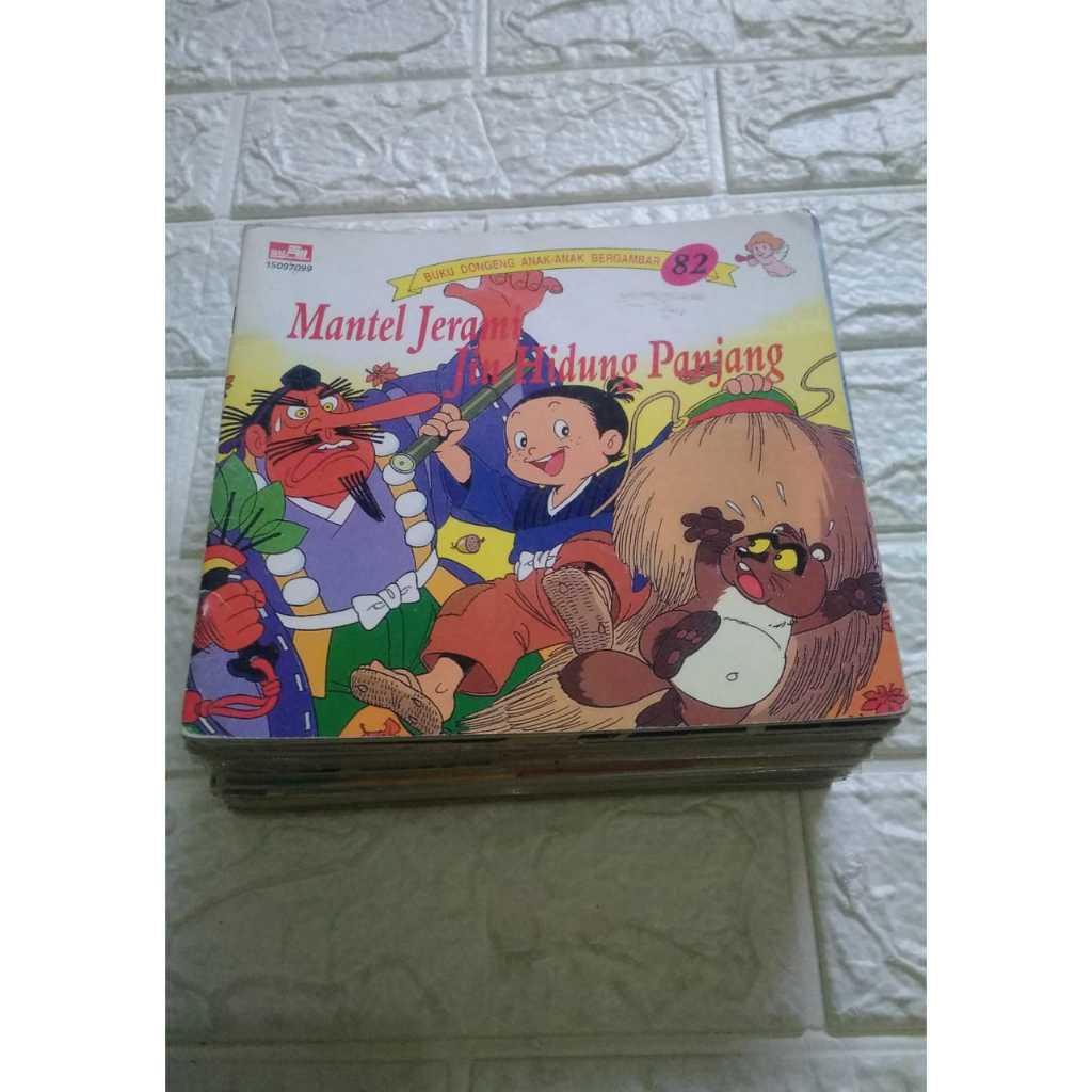 BUKU DONGENG ANAK ANAK BERGAMBAR KOLEKSI LANGKA