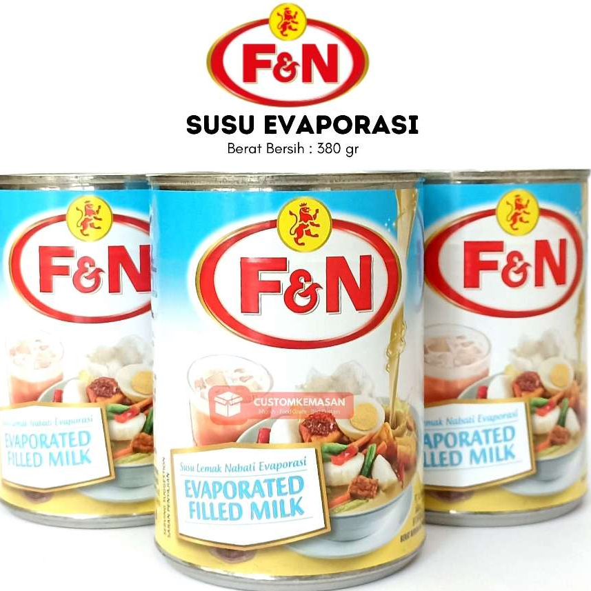 Susu Evaporasi F&N | Susu Evaporasi Cair | FN Susu Evaporasi 380gr