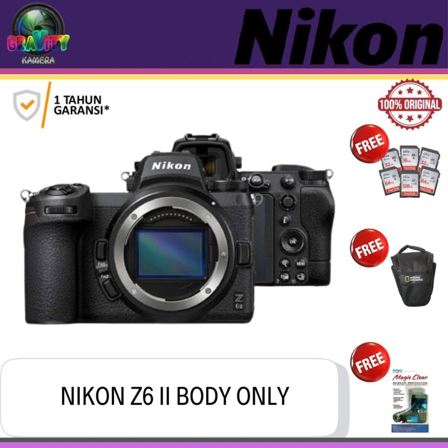 NIKON Z6 II BODY ONLY / NIKON Z6 II MIRRORLESS CAMERA BODY ONLY