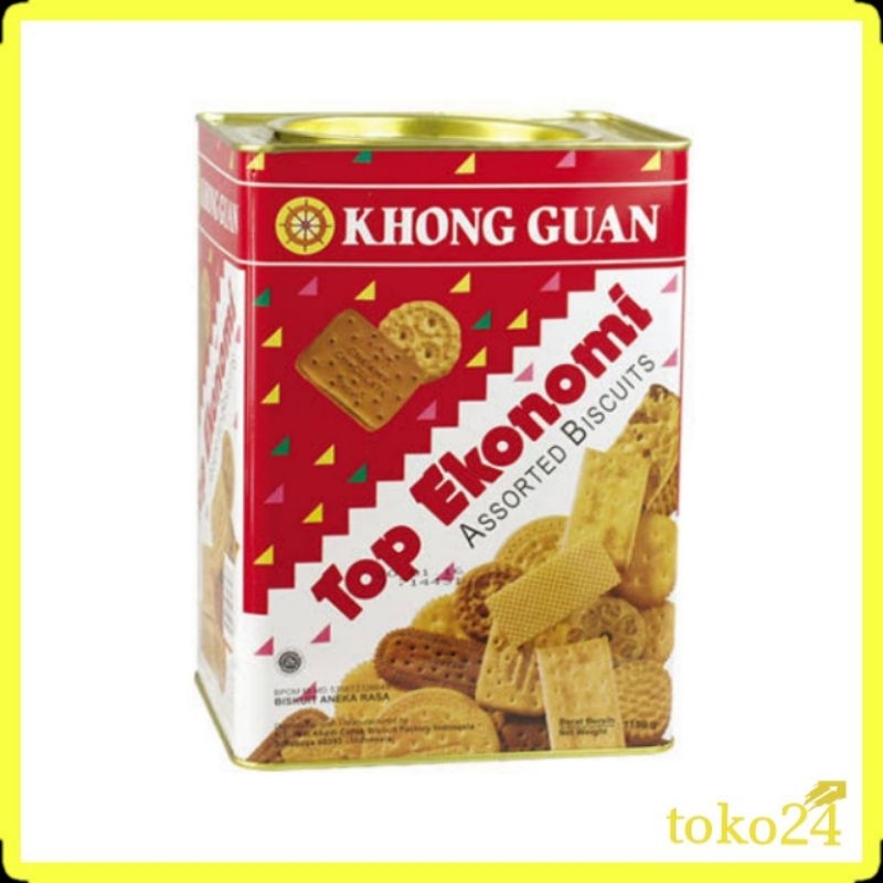 

Khong Guan Assorted Biscuits Top Ekonomi Kaleng 1150 gr