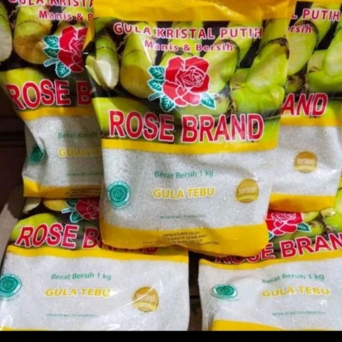 

Gula kristal putih rose brand 1kg