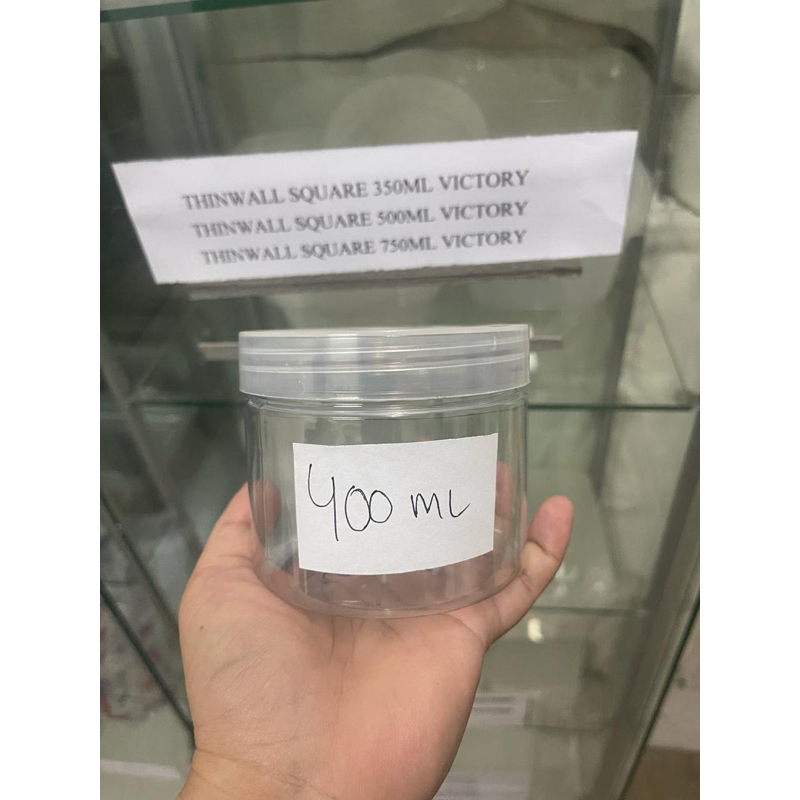 Toples Tabung 400ml/Toples Jar 250gr/Toples Jar Plastik/Toples Kue/Toples Tabung