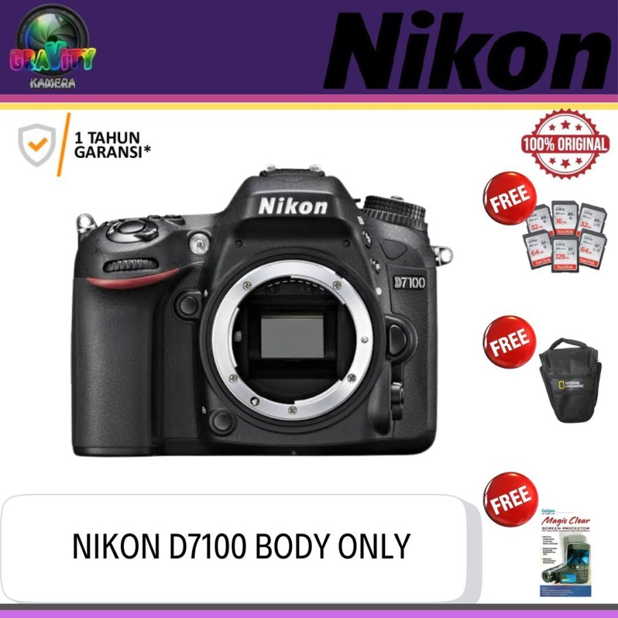 NIKON D7100 BODY ONLY / KAMERA NIKON D7100 BODY ONLY