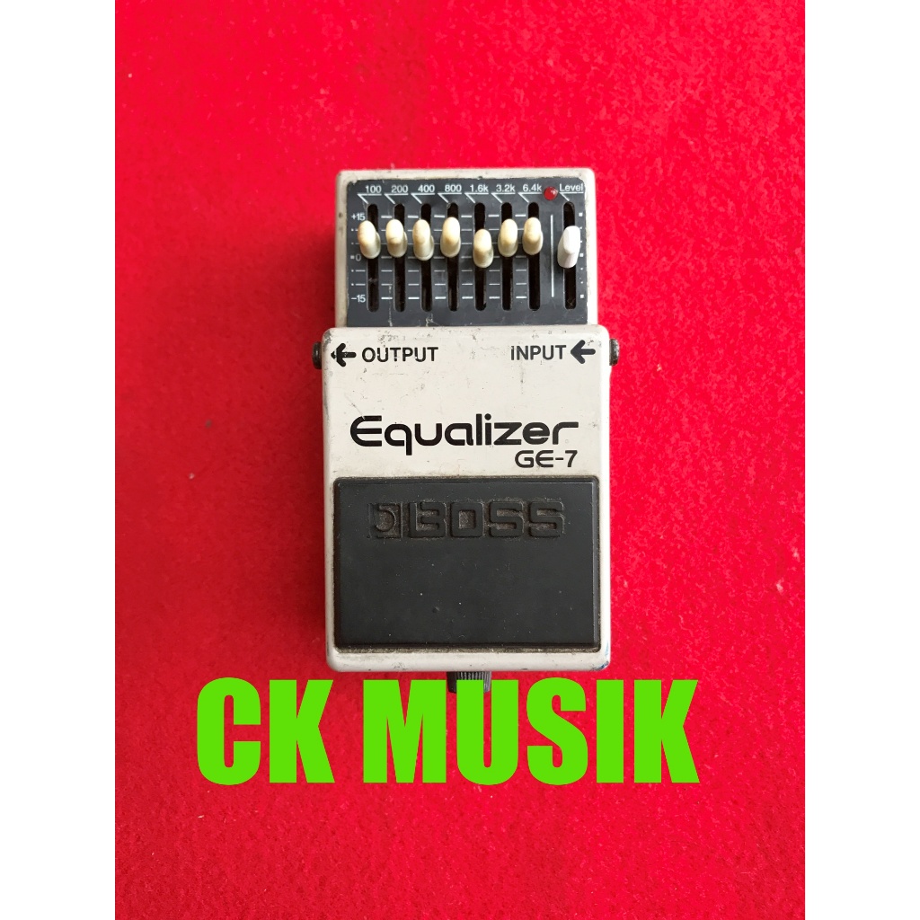 EFEK BOSS GE-7 EQUALIZER UNTUK GITAR ATW BASS