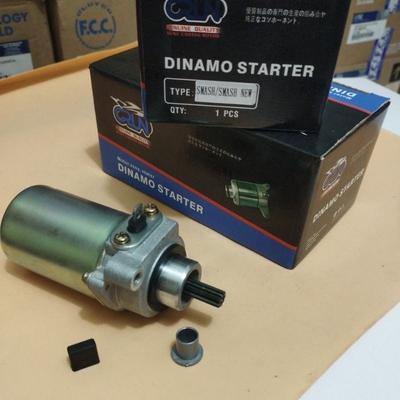Crun DINAMO STARTER ASSY SMASH OLD NEW /SHOGUN 110 /DYNAMO STATER ASSY