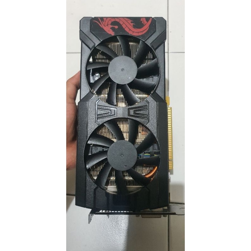 VGA Radeon RX 570 4GB DDR5 Power Color Red Dragon