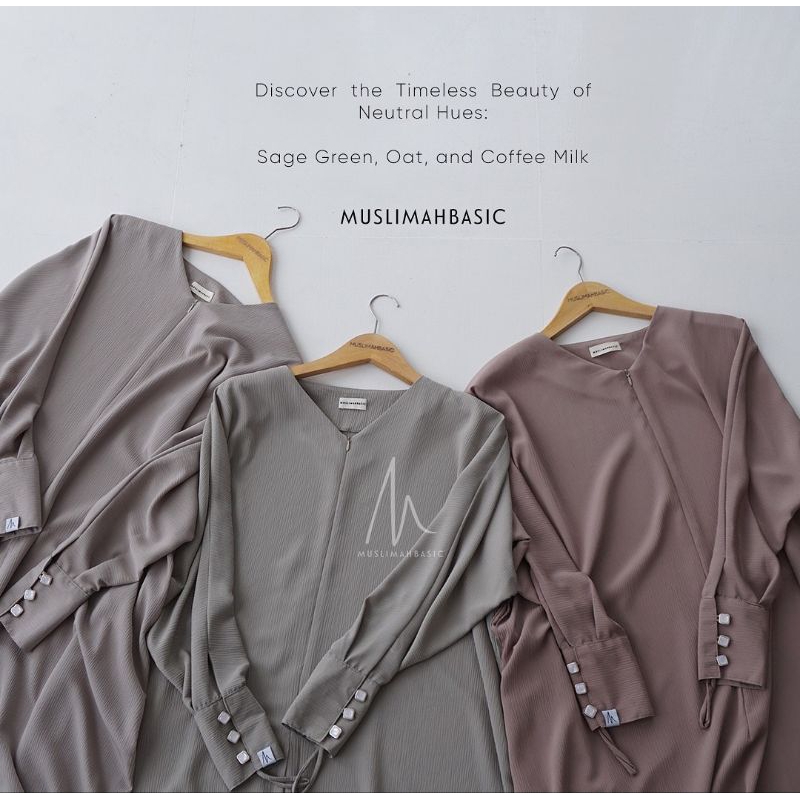 PRELOVED AMARA ABAYA XL BY MUSLIMAH BASIC