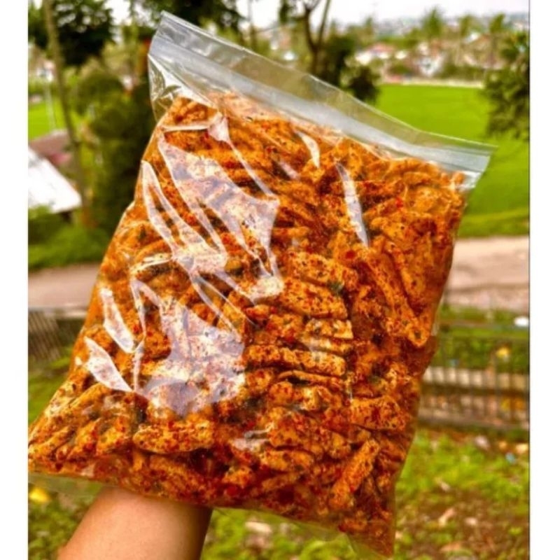 

Basreng Stik Pedas Daun Jeruk 250 Gram Bumbu medok