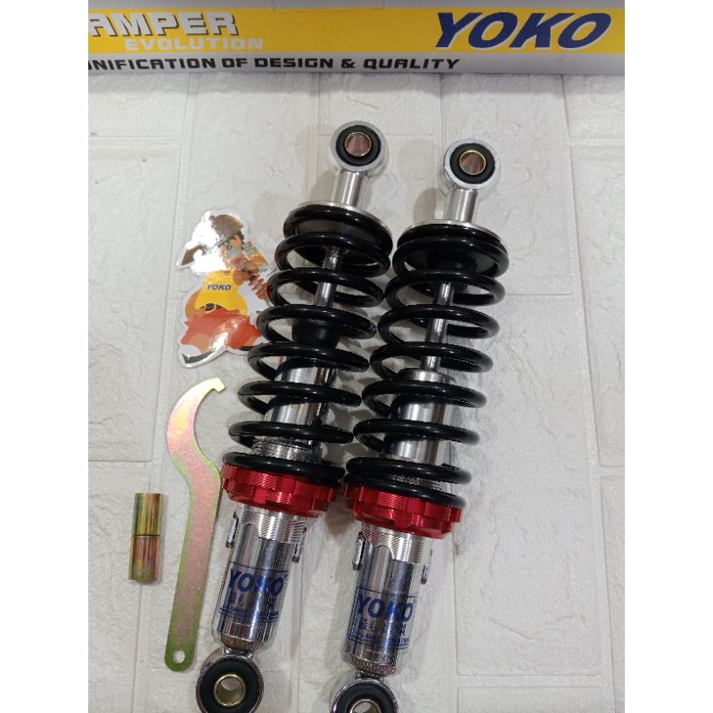 Shockbreaker Yoko 280 non tabung pemakaian motor manual Yamaha,Jupiter,Jupiter z,fizr,Dll harga sepa