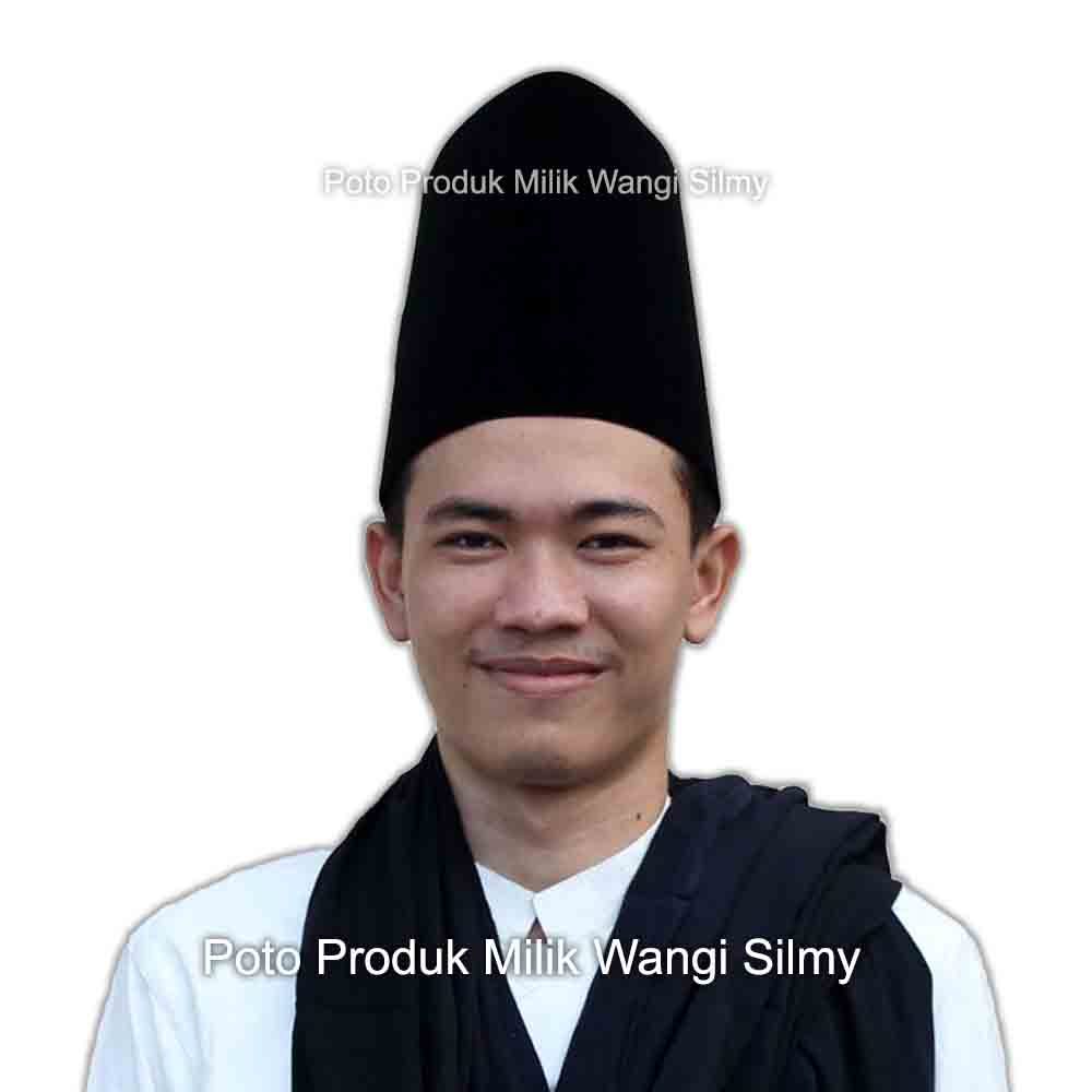 BISA COD Songkok Hitam Tinggi 20CM Premium - Songkok Peci Kopiah Hitam Tinggi 20 cm Tretan Muslim