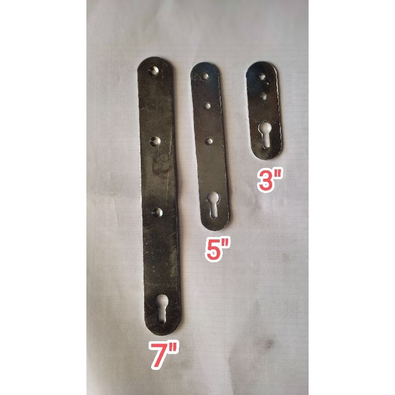 

PLAT GANTUNGAN PAPAN TULIS | PLAT BAHAN BESI CHROME UKURAN 3" 5" 7