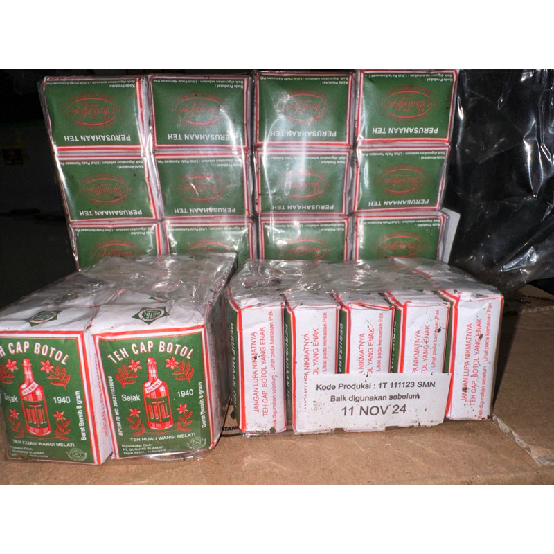 

Teh Tubruk Teh Bubuk Cap Botol 1 pack isi 10 bungkus ed September 2025