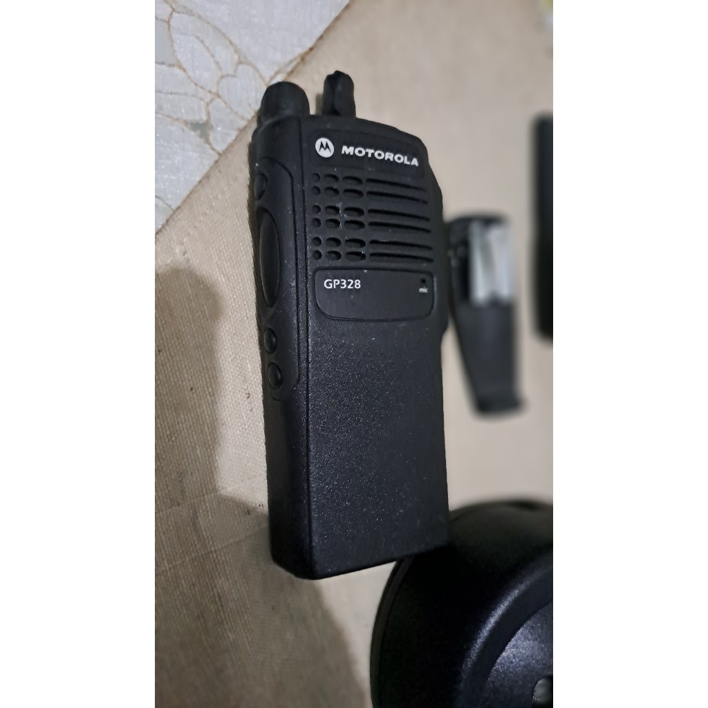 Ht Motorola Gp328 Uhf Low band 350Mhz bekas Normal Motorola Gp 328 Uhf 350 Mhz