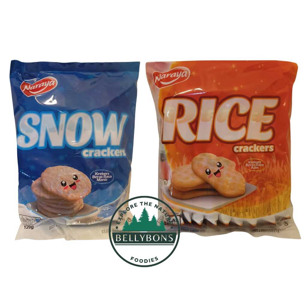 

Naraya Richy Snow Rice Cheese Corn Crackers Kreker Beras 120 gr