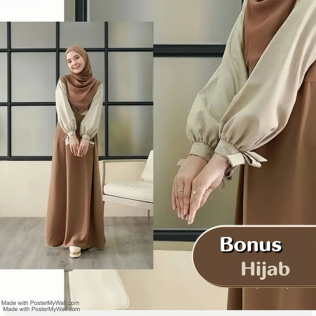Barakallah - Gamis Pesta Mewah Elegan kringkel Terbaru Crinkle Airflow Dress Pesta Jubah Wanita 2024