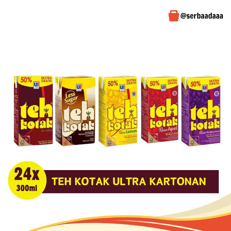 

TEH KOTAK ULTRA 300ml KARTONAN ISI 24