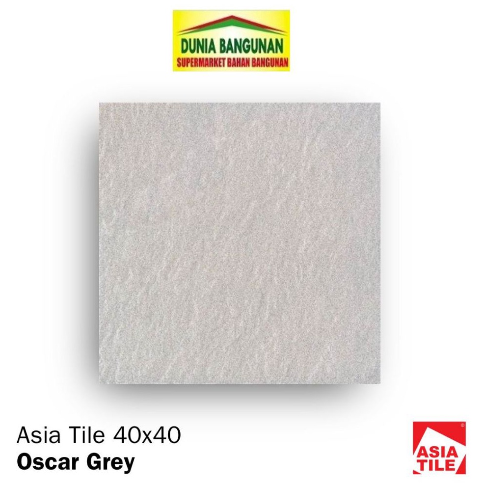 Tidak Diragukan Asia Tile Oscar Grey 4x4 Keramik Lantai