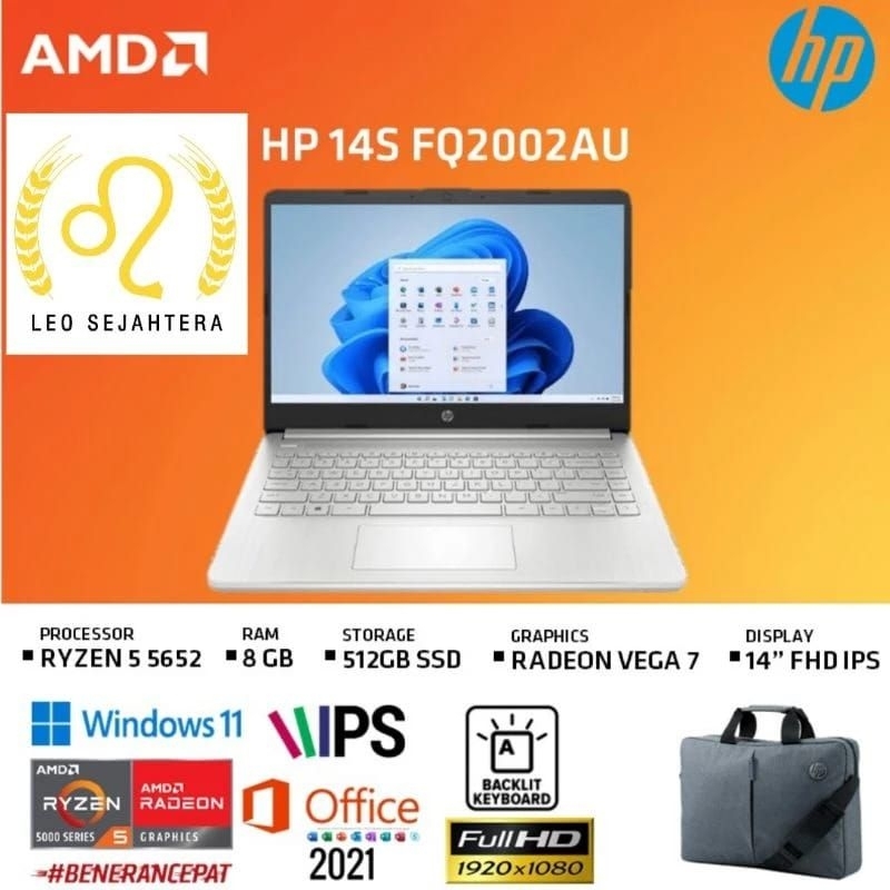 HP 14SProcessor AMD Ryzen 5