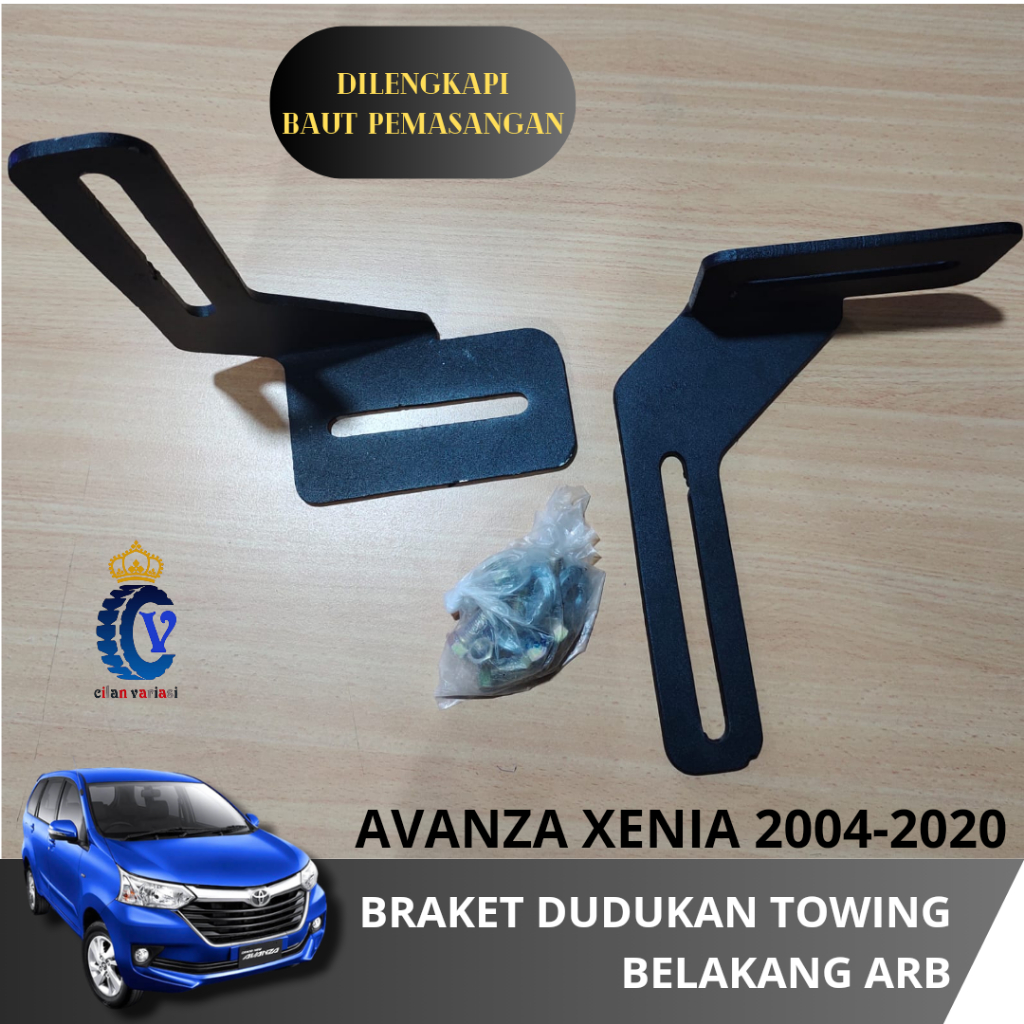 Braket Towing Belakang Avanza Xenia 2004-2020 Dudukan Tanduk Belakang