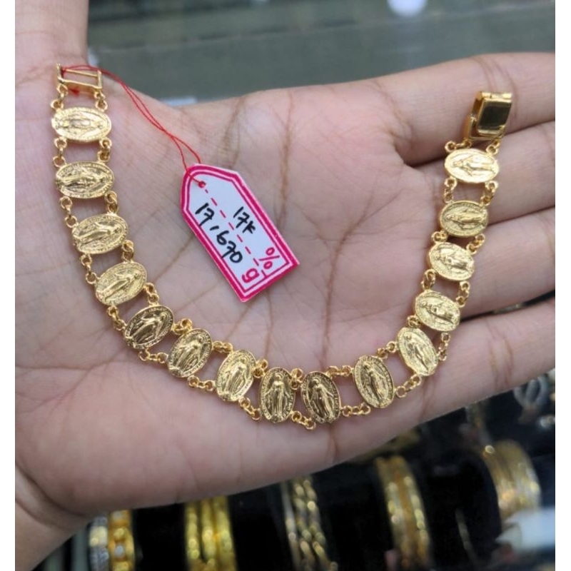 Gelang rantai emas 75 bunda maria